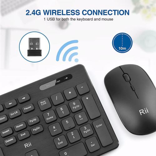 Combinație tastatură și mouse wireless pentru Office2Pack 1