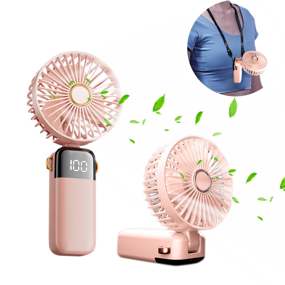 Donemore Portable Usb Fan 5-Speed Foldable Mini Desk Fan 901085466555