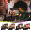 Fankiway julelokomotiv LED varmt lys, retrostil, 3