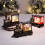 Fankiway julelokomotiv LED varmt lys, retrostil, 6