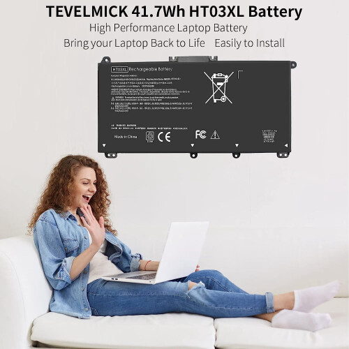 Μπαταρία φορητού υπολογιστή HT03XL για HP Pavilion14-CE14-CK15-CS240 1