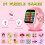 Smartwatch per bambini e bambine, 24 giochi, fotocamera HD, 3
