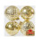 Ensemble de 4 boules de Noël en plastique incassable 1
