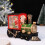 Fankiway julelokomotiv LED varmt lys, retrostil, 7