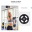 Fitness Wheel Pulley Replacement with Iron Core 2 pcs 3