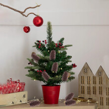 Decorazioni natalizie da appendere all'albero e da utilizzare per decorare le ghirlande.