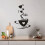 Valentinstag-Kaffee-Liebesaufkleber-Set (24 Stück) 7