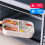 Flekkbestandig bentoboks med gafler, 3 rom 6