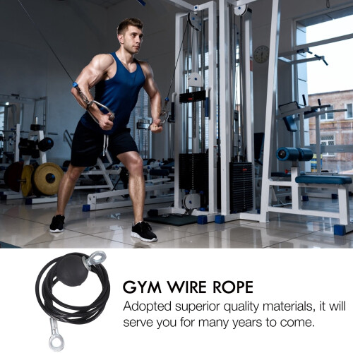 Fitness cable machine rope replacement set of 2 1
