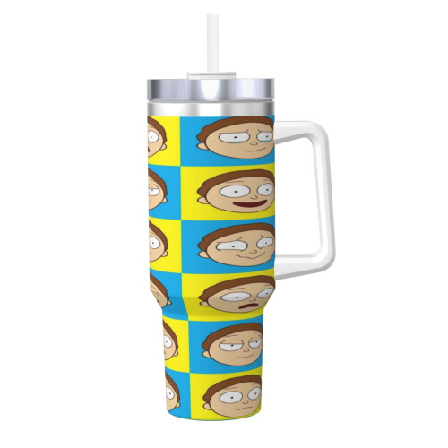 Ποτήρι Rick and Morty από ανοξείδωτο ατσάλι 40oz με λαβή