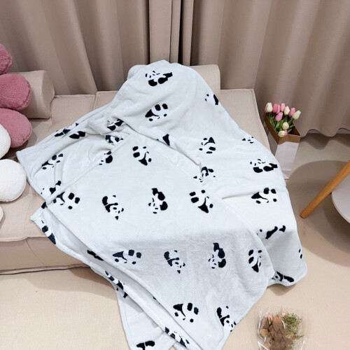 Coperta in flanella Donemore, morbida e calda, 50x60 pollici.