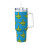 Copo térmico de aço inoxidável de 40 oz com alça e canudo. 1