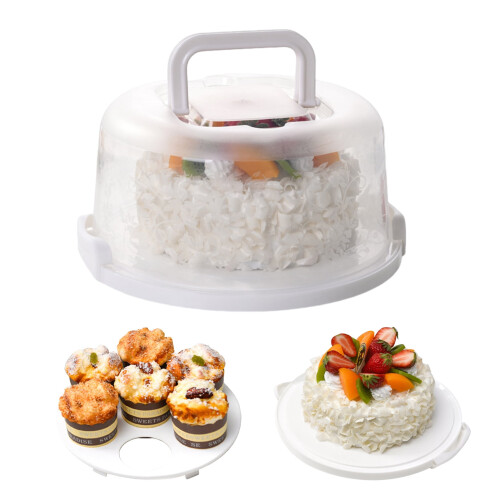 Transparante taartdoos met deksel (25,4 cm) 1