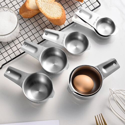 Messlöffel-Set aus Edelstahl, 30–240 ml 2