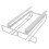 Stainless Steel Wine Rack Wall-Mounted 6-Bottle 6