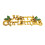 Christmas Sign 3D Gold Letters Hanging Decor 1pc 1