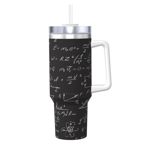 Matematisk ligningsglass i rustfritt stål, 40 oz