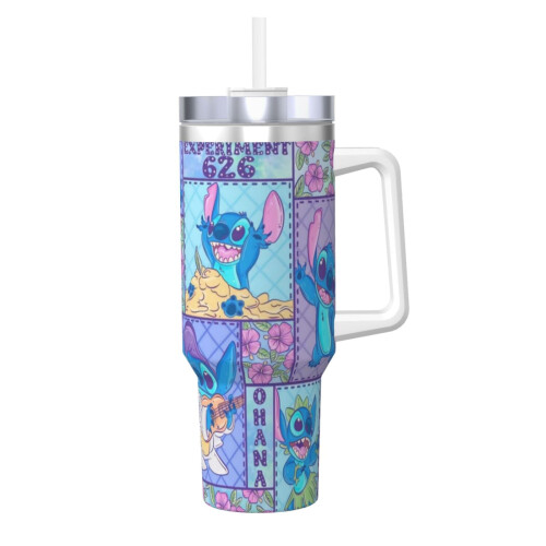Stitch personalisierter 40oz Edelstahlbecher mit
