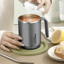 Kaffemugg i rostfritt stål med lock 355 ml