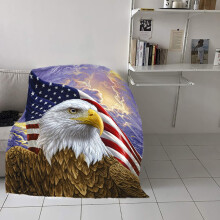 Coperta in flanella per casa, viaggi e campeggio, 50x60 pollici