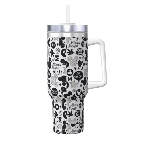 Mickey Mouse-krus i rustfrit stål, 40oz, med hank og