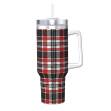 Personlig julepledd-glass i rustfritt stål, 40 oz