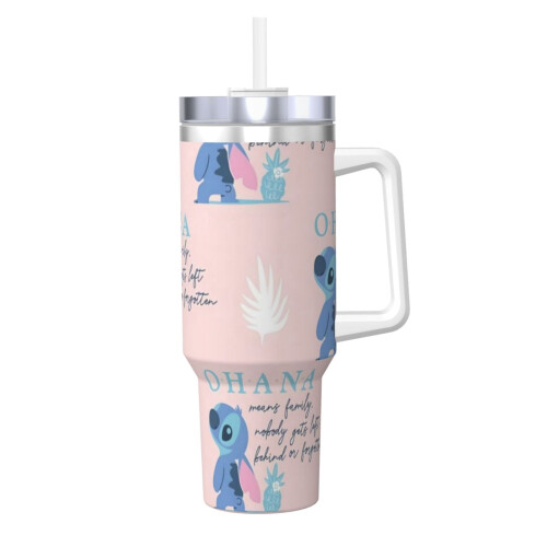 Stitch Personalized 40oz rustfrit stålkrus med
