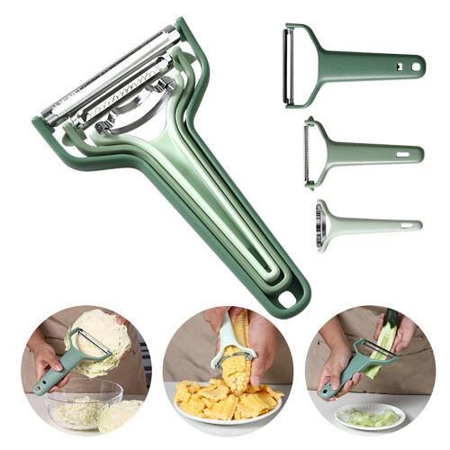 Multifunktionales Schäler-Set aus Edelstahl (1 Set) 1