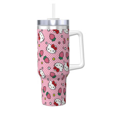 Vaso de acero inoxidable personalizado de Hello Kitty de 40 oz con