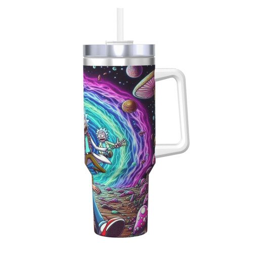 Rick and Morty Rustfritt Stål Tumbler 40oz