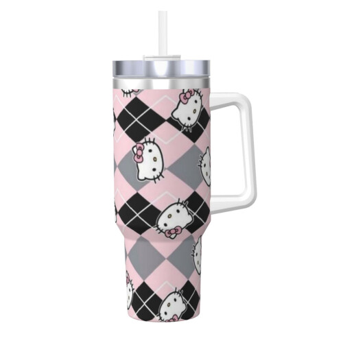Εξατομικευμένο ποτήρι Hello Kitty από ανοξείδωτο ατσάλι 40oz
