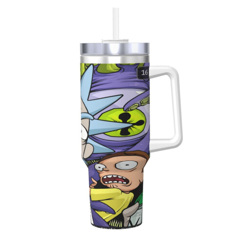 Rick and Morty drikkeglas i rustfrit stål 40oz