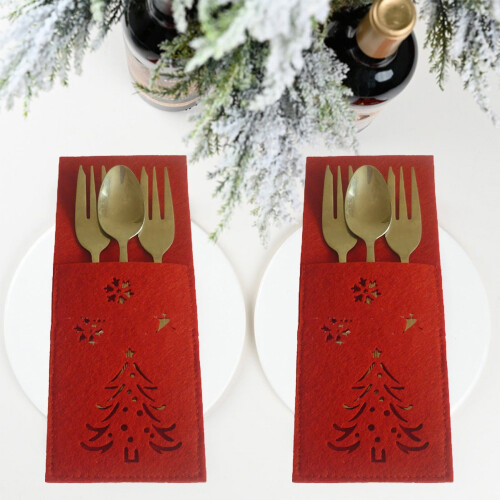Kerstvorkhouder vierkant 4 stuks 1