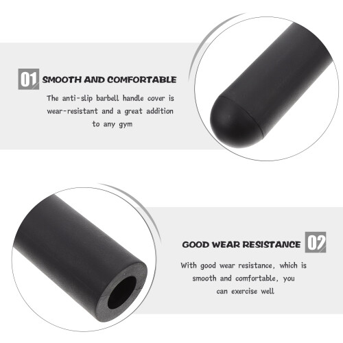 Dumbbell Handle Grip Anti-Slip Black 1