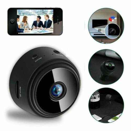 Μίνι κάμερα παρακολούθησης μωρού Elneeya 1080P WiFi Μαύρο