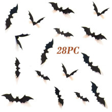 Soláthar DIY Greamán Ialtóg Oíche Shamhna PVC 28 Píosa