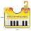 Donemore Potty Piano Sound Rug Kunstnerisk Keyboardmåtte til 3