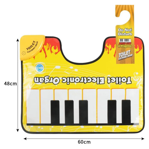 Donemore Potty Piano Sound Rug Kunstnerisk Keyboardmåtte til 2