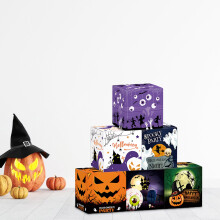 Juego de 12 cajas de dulces de Halloween