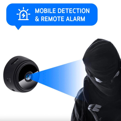 Μίνι κάμερα παρακολούθησης μωρού Elneeya 1080P WiFi Μαύρο 2