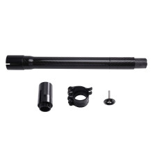 Litepro Stem Folding Bike Carbon Fiber Plugging and Unplugging Tube Integrated Folding Bike Handlepost Bright Black M26