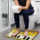 Donemore Potty Piano Sound Rug Kunstnerisk Keyboardmåtte til 1