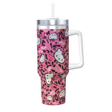Hello Kitty personalized 40 oz stainless steel tumbler with