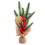 Juledekorasjonsgrener med blomsterpynt 2