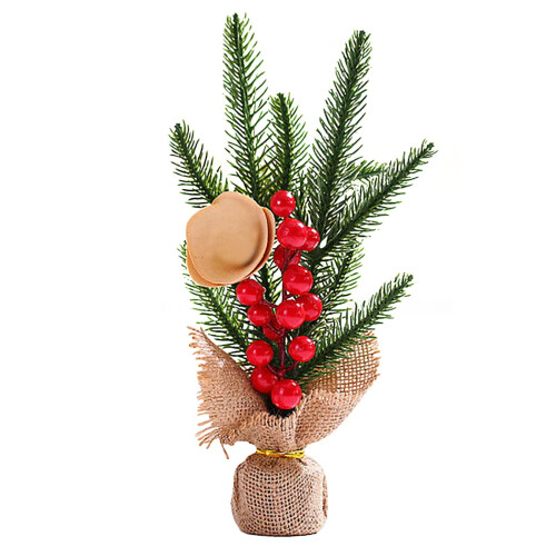 Juledekorasjonsgrener med blomsterpynt 1