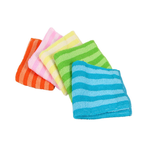 Torchons en microfibre double face absorbants, lot de 2 1