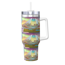 Rick and Morty Stainless Steel Tumbler 40 oz with Handle