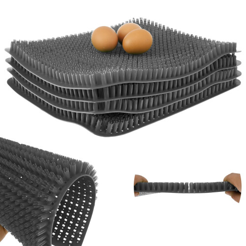Grusce hönsbounderlägg i plast, 4-pack, 35x30 cm 2