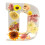 Φωτιστικό νυχτός Herrnalise Floral26Letters από ρητίνη, χειροποίητο φωτιστικό με γράμματα 6