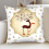 Housse de coussin décorative en forme de cœur 30 x 30 cm 2